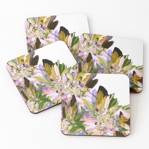 Item preview, Julia Di Sano - LUSH BOTANICAL 1 SPRING FLORAL ABSTRACT FLOWERS PAINTING designed and sold by EbiEmporium.