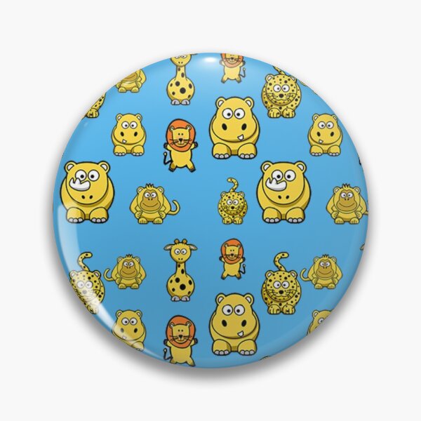 Item preview, Animais da África - Azul designed and sold by Art Store Stickers.