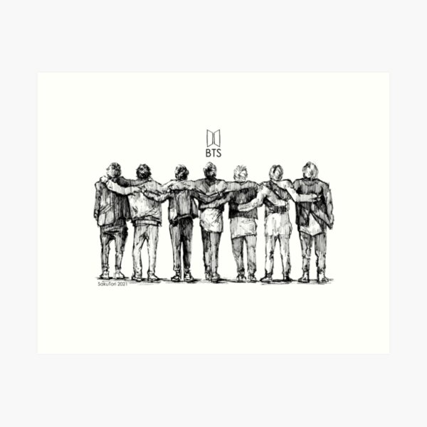 BTS ON  Art Print