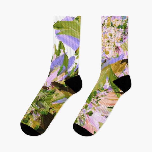 Item preview, Julia Di Sano - LUSH BOTANICAL 2 SPRING FLORAL ABSTRACT FLOWERS PAINTING designed and sold by EbiEmporium.