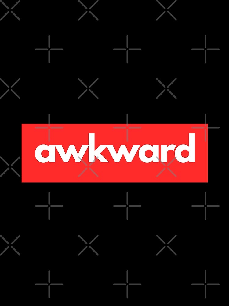 Thumbnail 3 of 3, Scarf, Awkward Typography Design designed and sold by AngstDesign.