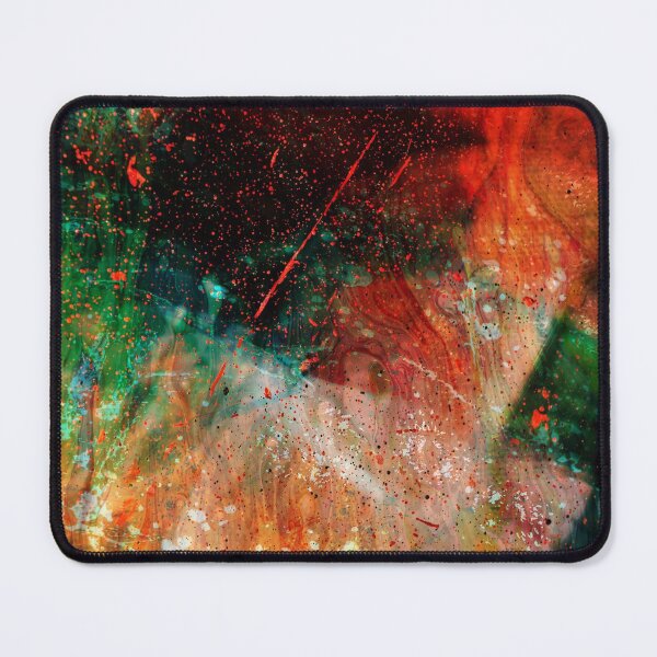 Item preview, Abstract Art Green And Red Paint Splatter designed and sold by Wysoh.