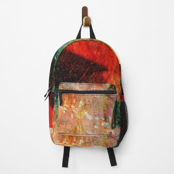 Item preview, Abstract Art Green And Red Paint Splatter designed and sold by Wysoh.