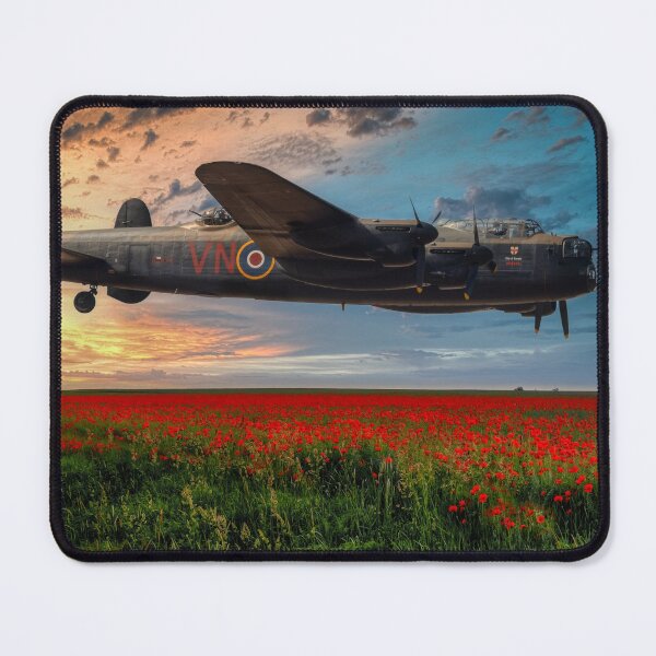 Item preview, Lancaster Bomber Returning at Sunset designed and sold by derekbeattie.