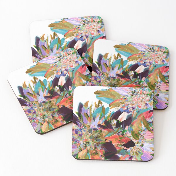 Item preview, Julia Di Sano - LUSH BOTANICAL 2 TROPICAL FLORAL ABSTRACT FLOWERS PAINTING designed and sold by EbiEmporium.