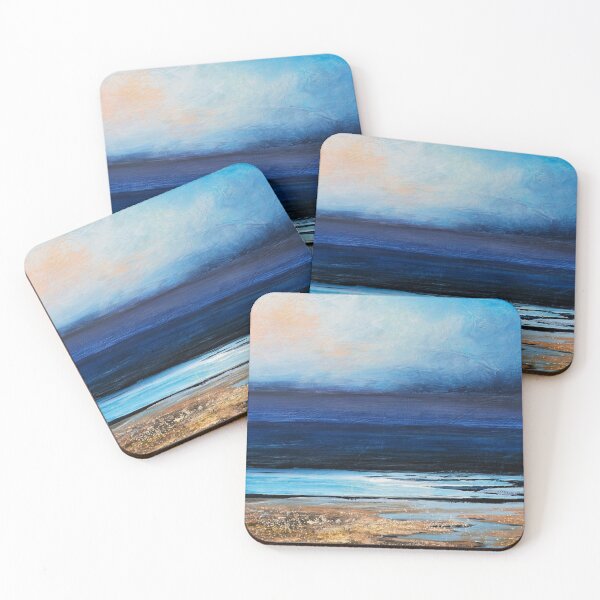 Item preview, Julia Di Sano - PROMISE OF TOMORROW 1 COASTAL BLUE BEACH OCEAN SEASCAPE designed and sold by EbiEmporium.