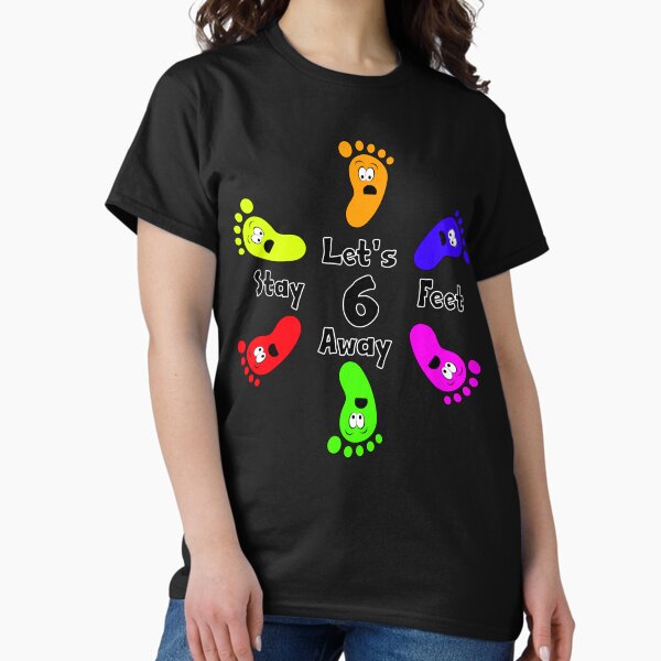 Item preview, Let's Stay 6 Feet Away - Funny Social Distancing Reminder designed and sold by allmarkmade.