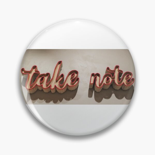 Item preview, Take Note Sign made up of pencils designed and sold by AshTreeCrtvCo.