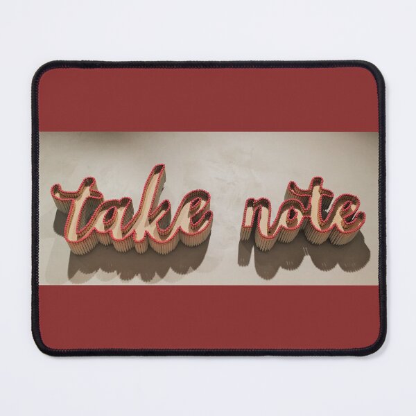 Item preview, Take Note Sign made up of pencils designed and sold by AshTreeCrtvCo.