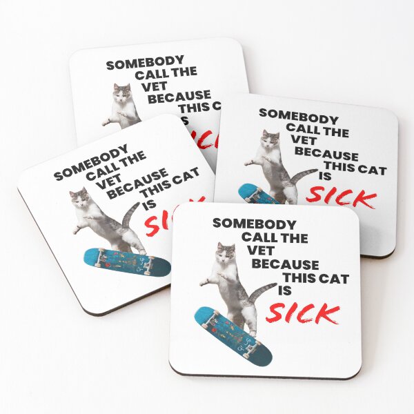 Item preview, SICK CAT DUDE! designed and sold by Leberkassemmel.