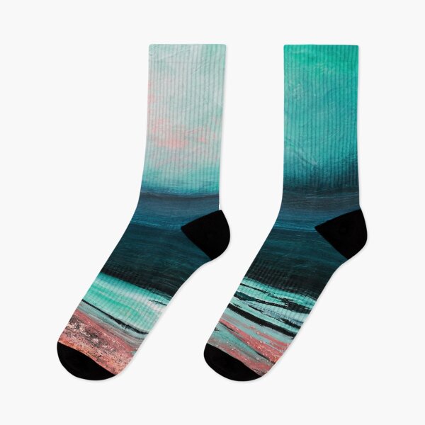 Item preview, Julia Di Sano - PROMISE OF TOMORROW 8 EMERALD GREEN PEACH COASTAL BEACH SEA LANDSCAPE designed and sold by EbiEmporium.
