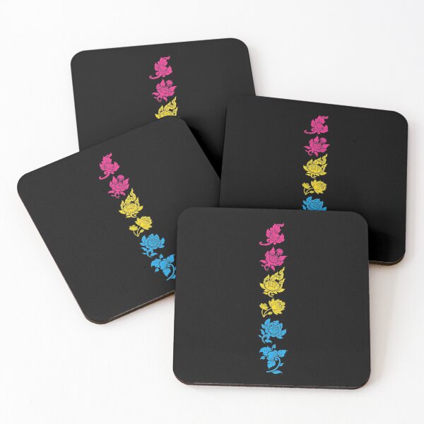 Item preview, Asian Flower Art Pan Sexual. Pansexual Pride designed and sold by Subtle Pride Shop.