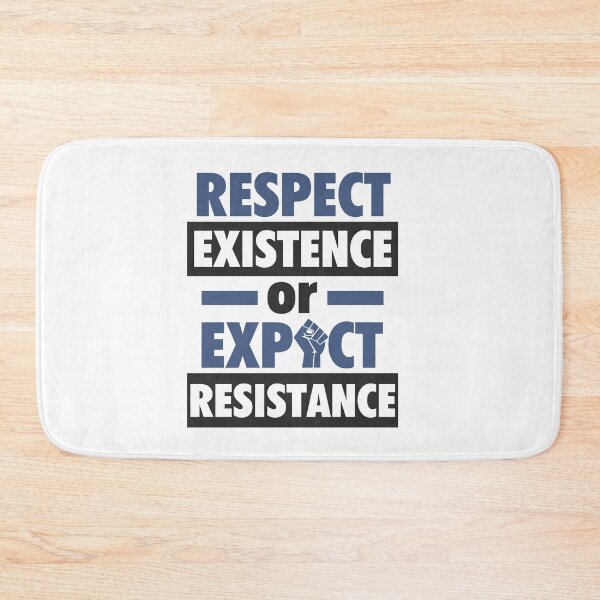 Item preview, Respect existence or expect resistance, power, hand, america, flag, designed and sold by Elshan Ilyasov.