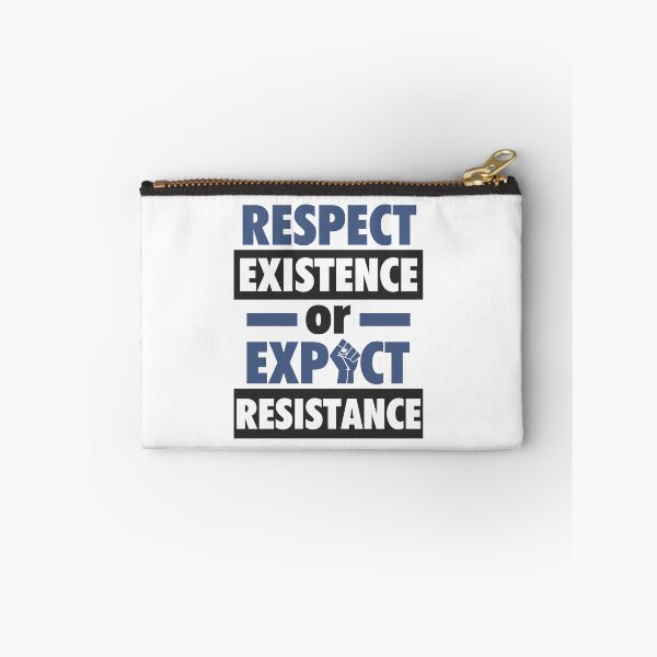 Item preview, Respect existence or expect resistance, power, hand, america, flag, designed and sold by Elshan Ilyasov.