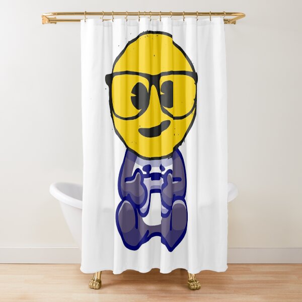 Gamer Face Shower Curtain