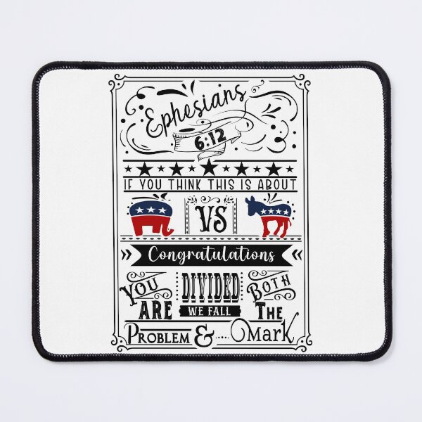 Item preview, Ephesians 6:12-Divided We Fall Biblical Freedom designed and sold by huplapop.