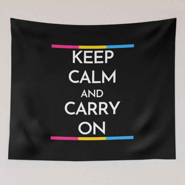 Item preview, Keep Calm and Carry On Pan. Pansexual Pride designed and sold by Subtle Pride Shop.