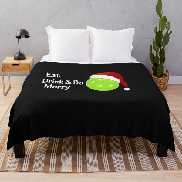 Item preview, Pickleball Xmas, Christmas Gift, Eat Drink & Be Merry designed and sold by LusterCraft.