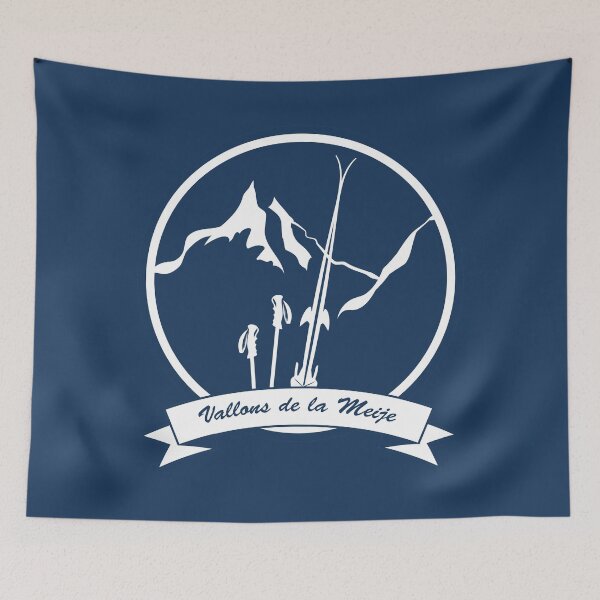 Item preview, La Grave ski and snowy mountains leewarddesign designed and sold by leewarddesign.