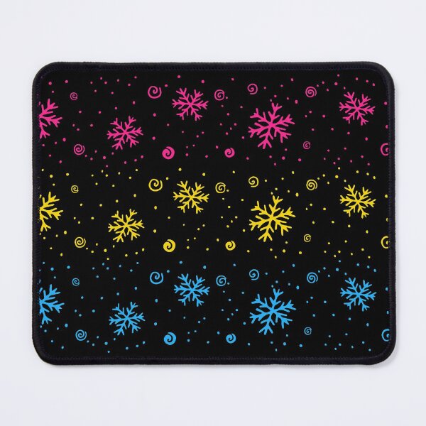 Item preview, Winter Snowflakes Pan Flag. Pansexual Pride designed and sold by Subtle Pride Shop.