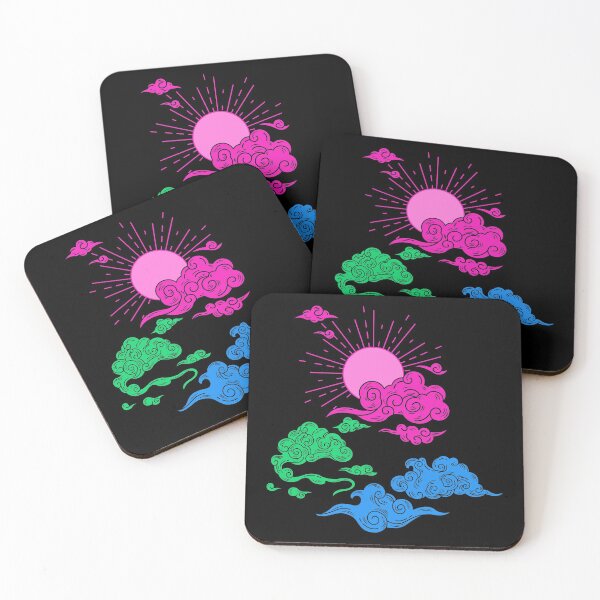 Item preview, Sun and Clouds Poly Sexual. Polysexual Pride designed and sold by Subtle Pride Shop.