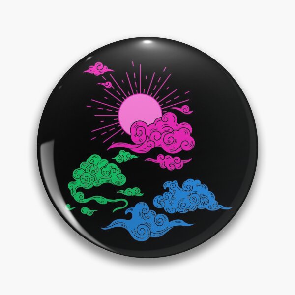Item preview, Sun and Clouds Poly Sexual. Polysexual Pride designed and sold by Subtle Pride Shop.