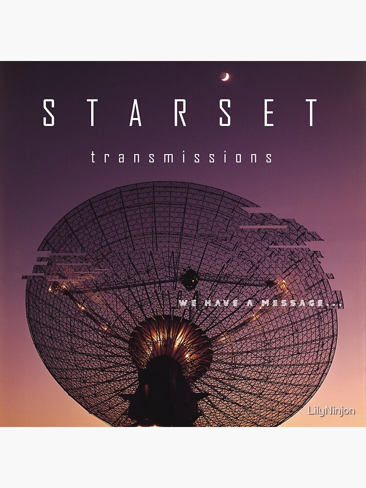 "Starset Transmissions fan album cover edit" Sticker for Sale by