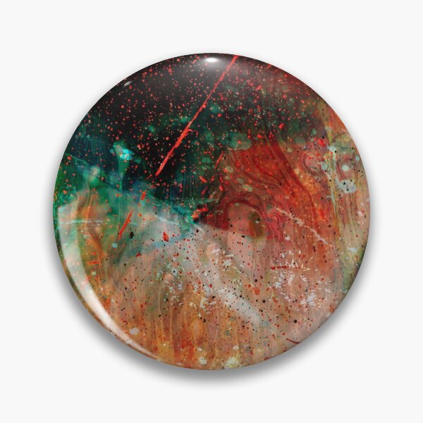 Item preview, Abstract Art Green And Red Paint Splatter designed and sold by Wysoh.