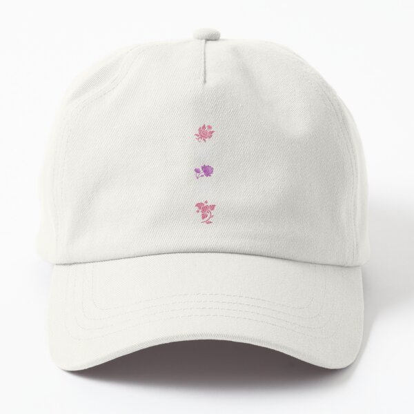 Asian Flower Art. Sapphic Pride Dad Hat