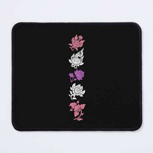 Item preview, Asian Flower Art. Sapphic Pride designed and sold by Subtle Pride Shop.