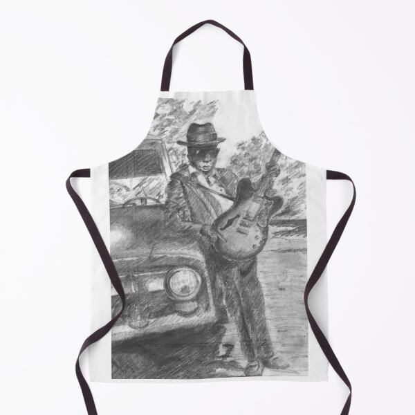 Item preview, John Lee Hooker Pencil drawing portrait, Blues Guitar legend, Mr lucky designed and sold by BWArtandDesign.