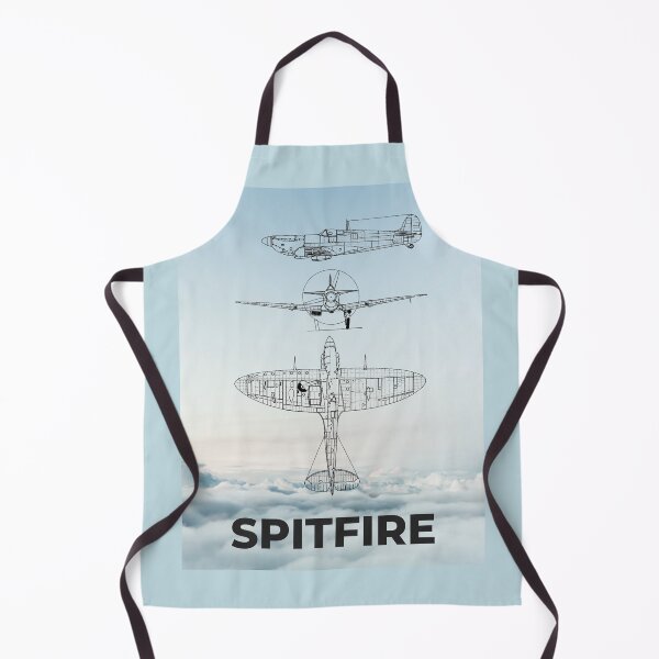 Item preview, Spitfire Airplane Blueprint for the aviation lover in your life - great gift idea  designed and sold by janicerafael.