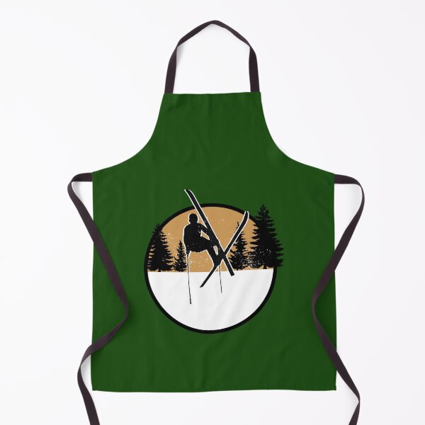 Item preview, silhouette skiing ski jump mountains 80's sports designed and sold by Captain-Jackson.