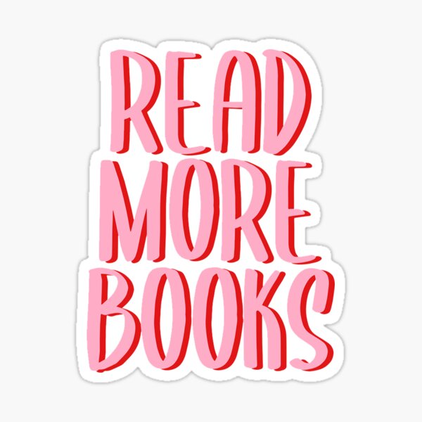 Read More Books Sticker - Kind Cotton