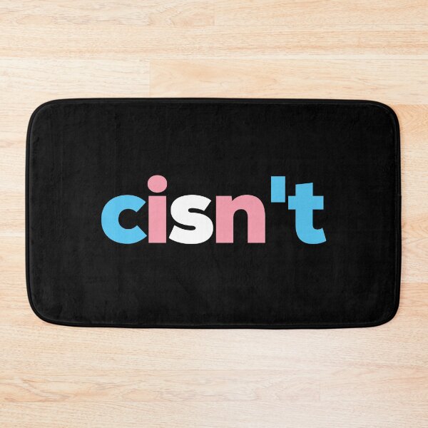 Item preview, Cisn't for Me. Transgender Pride designed and sold by Subtle Pride Shop.