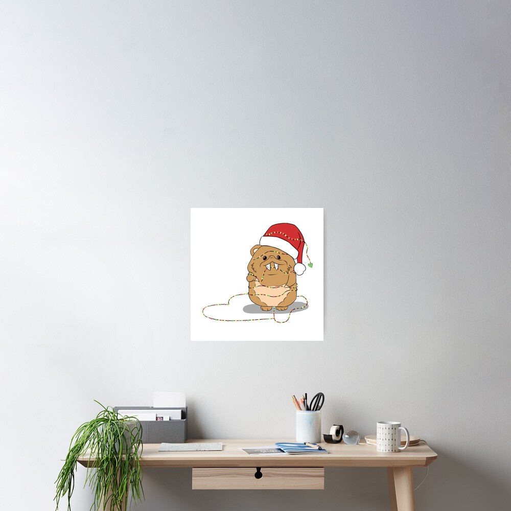 "Festive Giant Beaver FFXIV " Poster for Sale by Bunsby Redbubble