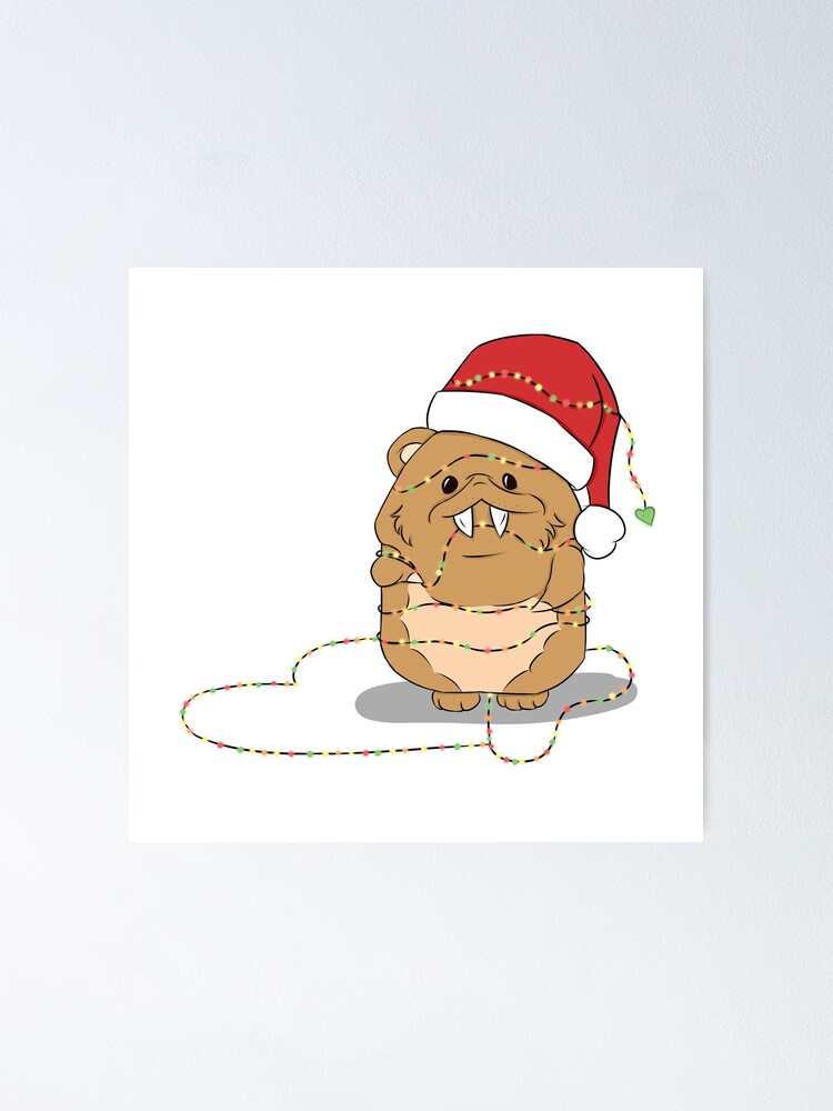 "Festive Giant Beaver FFXIV " Poster for Sale by Bunsby Redbubble