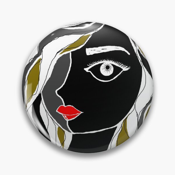 Item preview, Abstract MODERN Portrait designed and sold by Layla Art.