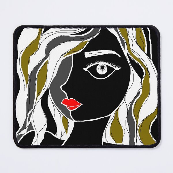 Item preview, Abstract MODERN Portrait designed and sold by Layla Art.