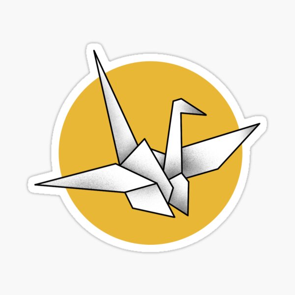 Item preview, Black and gold paper crane designed and sold by Calli Harris.