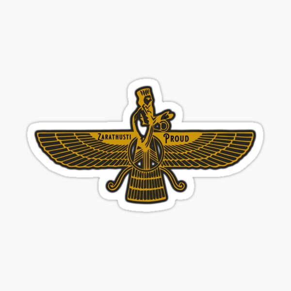 "Ahura Mazda" Sticker for Sale by Kerbad Redbubble