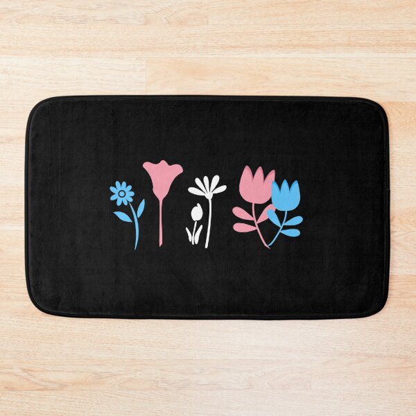 Item preview, Standing Flower Patch. Transgender Pride designed and sold by Subtle Pride Shop.