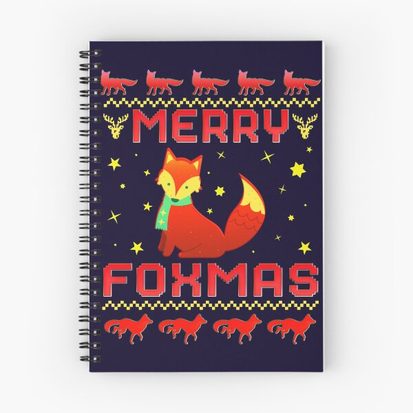 Item preview, Merry Foxmas, Christmas Fox Pattern designed and sold by ACC .