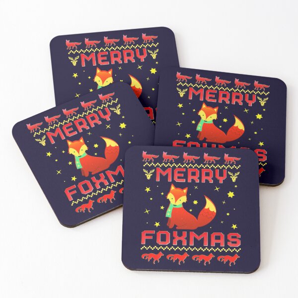 Item preview, Merry Foxmas, Christmas Fox Pattern designed and sold by ACC .
