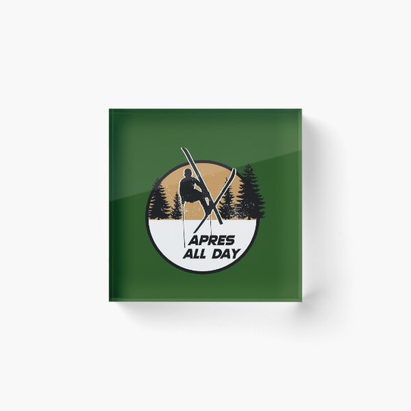 Item preview, Apres all day skiing ski jump mountains 80's sports designed and sold by Captain-Jackson.