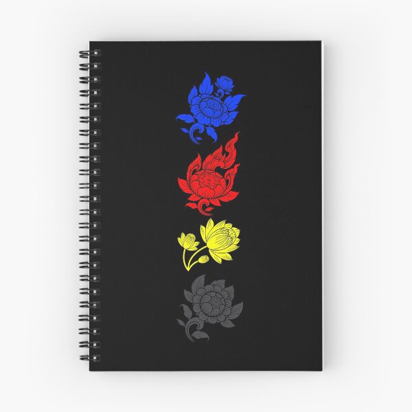 Item preview, Asian Flower Art Polyamorous. Polyamory Pride designed and sold by Subtle Pride Shop.