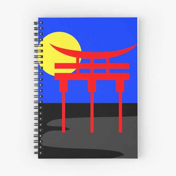 Item preview, Japanese Torii Gate Landscape Polyamorous. Polyamory Pride designed and sold by Subtle Pride Shop.