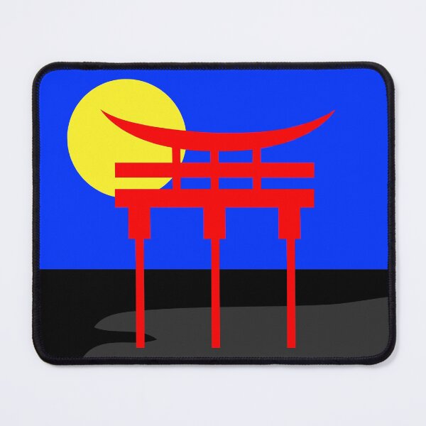 Item preview, Japanese Torii Gate Landscape Polyamorous. Polyamory Pride designed and sold by Subtle Pride Shop.