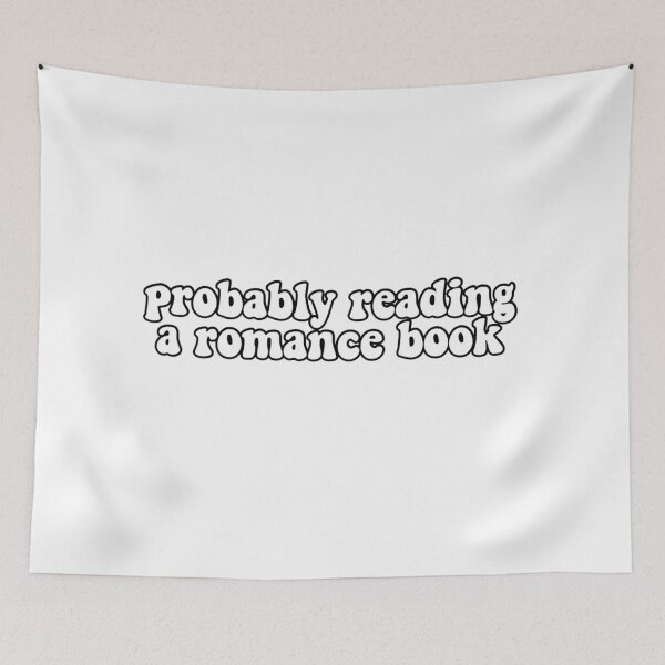 Item preview, probably reading a romance book designed and sold by Christina Georgiou.