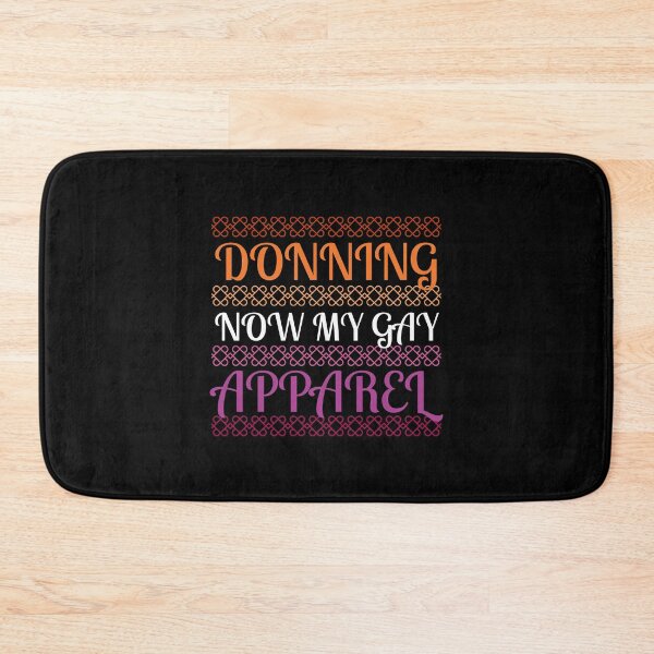 Item preview, Donning Now My Gay Apparel. Lesbian Pride designed and sold by Subtle Pride Shop.